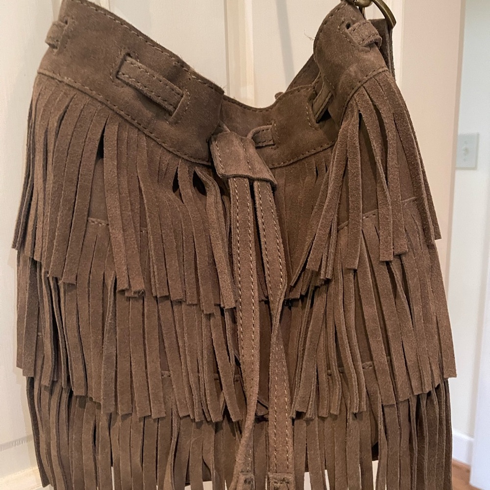 Fringed Green Crossbody Bag Lucky Brand - Picture 2 of 5
